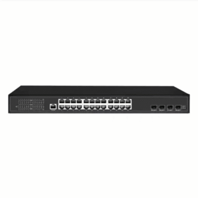 Gigabit Optical Fiber Network Switch with 256Gbps Bandwidth & 24 Ports – The Inventory Master