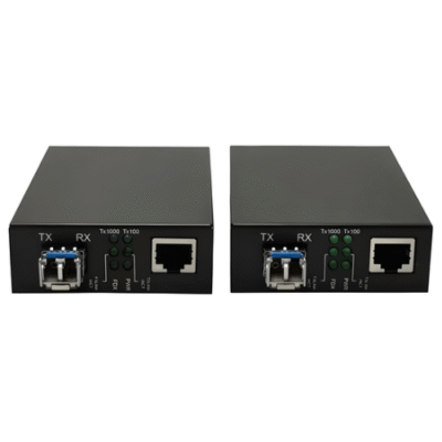 The Inventory Master Gigabit Fiber Optic Media Converter