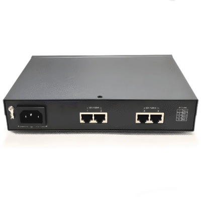 Gigabit Fiber Media Converter with 4 E1 Interfaces & 100M Ethernet Over IP – The Inventory Master