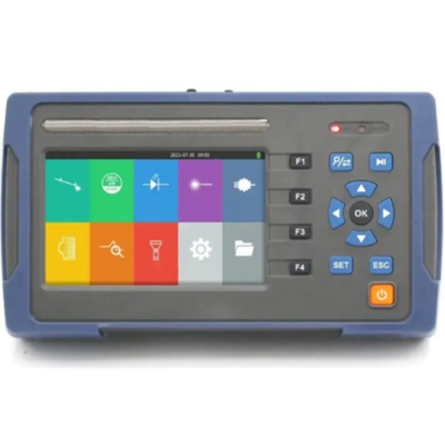 TIMHET-107-1-1.png Handheld OTDR with Ethernet Tester Touchscreen Display – The Inventory Master