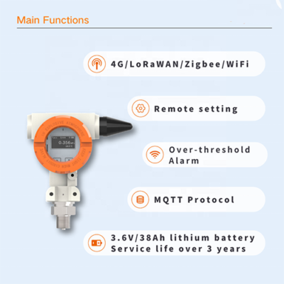 Multi-Connectivity Pressure Sensor with OLED Display & IP67 – The Inventory Master