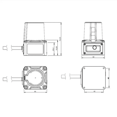 270° Field of View Sensor, 24V Power, -58°F to 14°F Operating Temperature – The Inventory Master