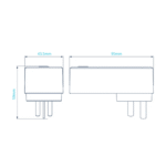 NB-IoT Zigbee Wi-Fi Smart Energy Monitoring SDK MQTT Plug With Socket 16 A – The Inventory Master